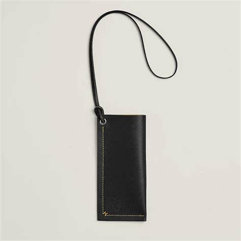 hermes verso bag|H Sellier verso glasses case .